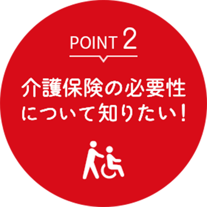 ポイント2 介護保険の必要性について知りたい！